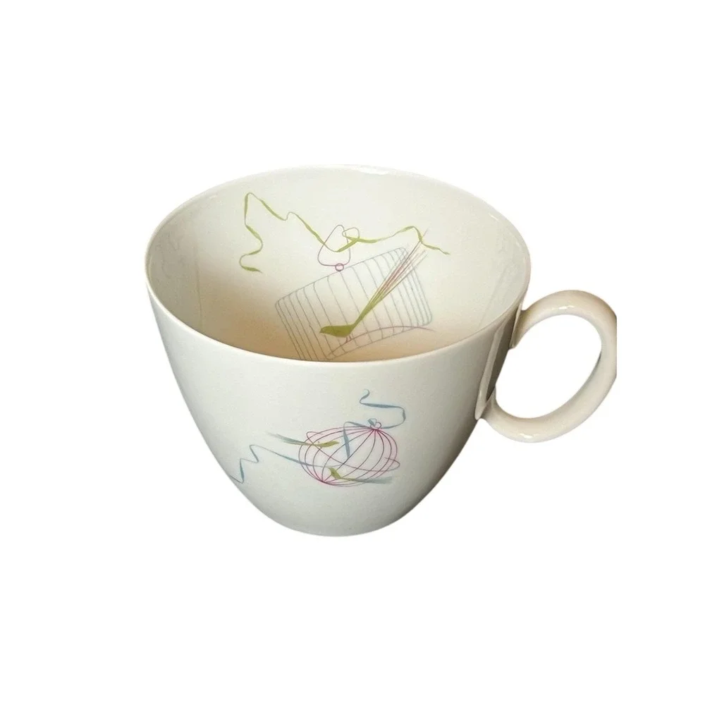 Vtg‎ MCM Rosenthal Continental China Raymond Loewy BIRD CAGE Tea/coff Cup